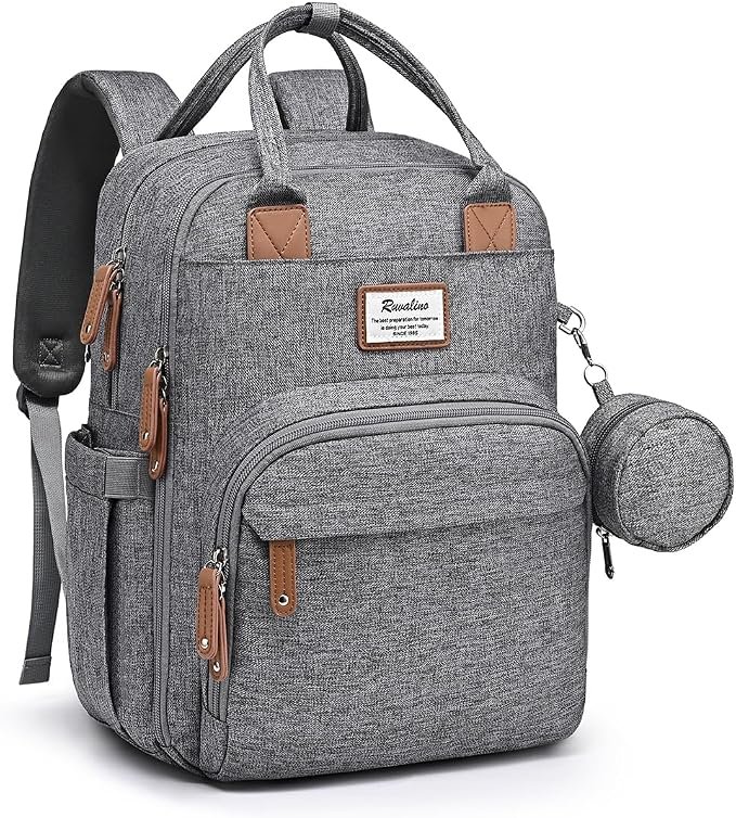 RUVALINO large multifunction diaper bag backpack