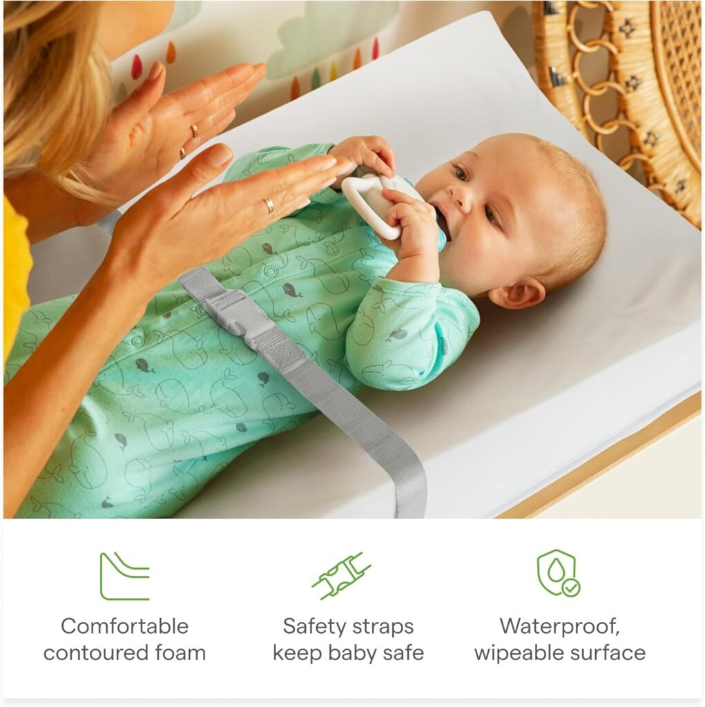 Munchkin Secure Grip waterproof changing pad, 16x31 inches