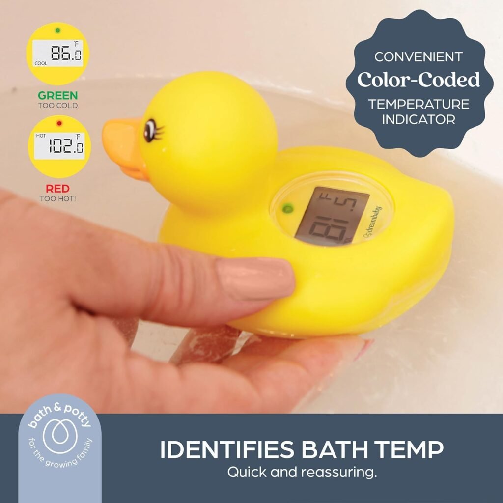 Dreambaby Duck baby bath thermometer, floating bath toy