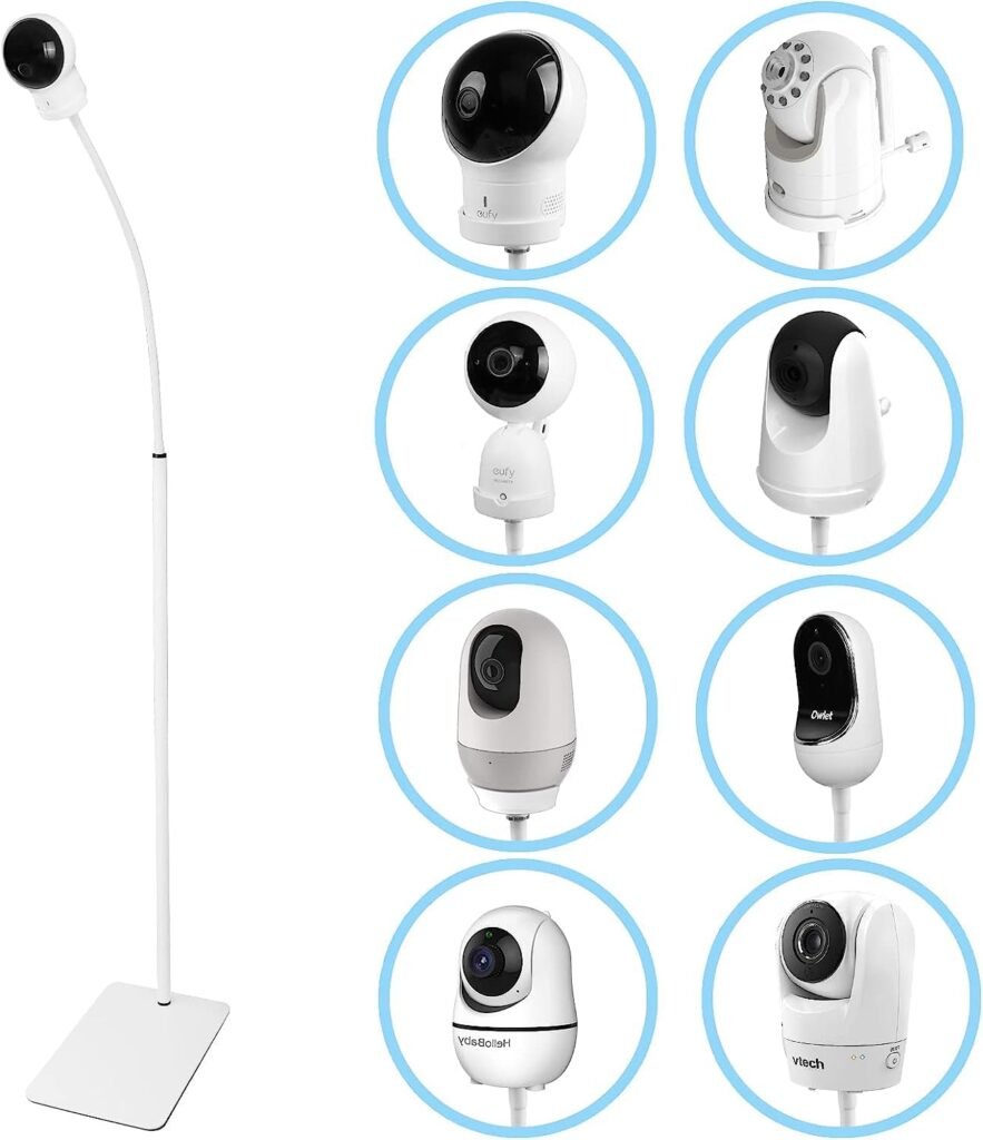 HOLACA adjustable floor stand for baby monitor, 35 to 63 inch height