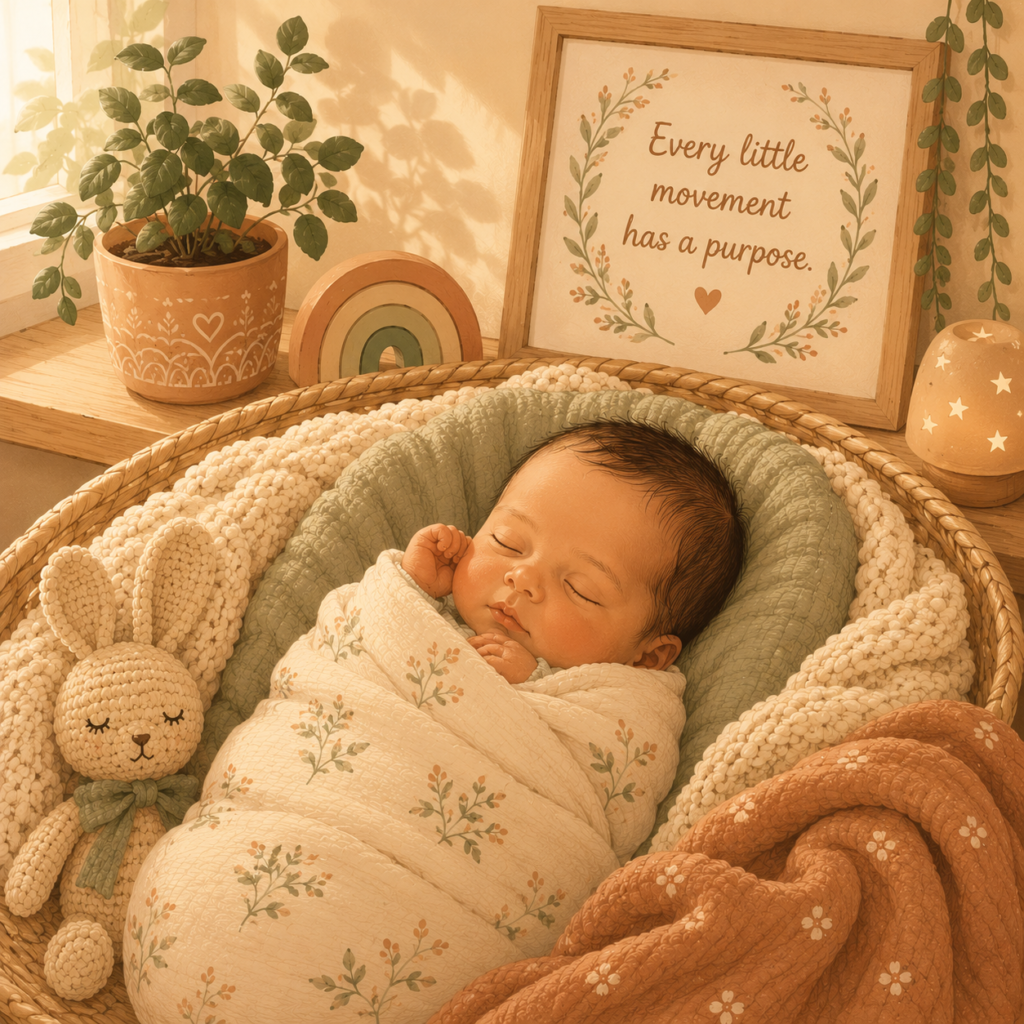 Sleeping newborn baby — newborn behaviors