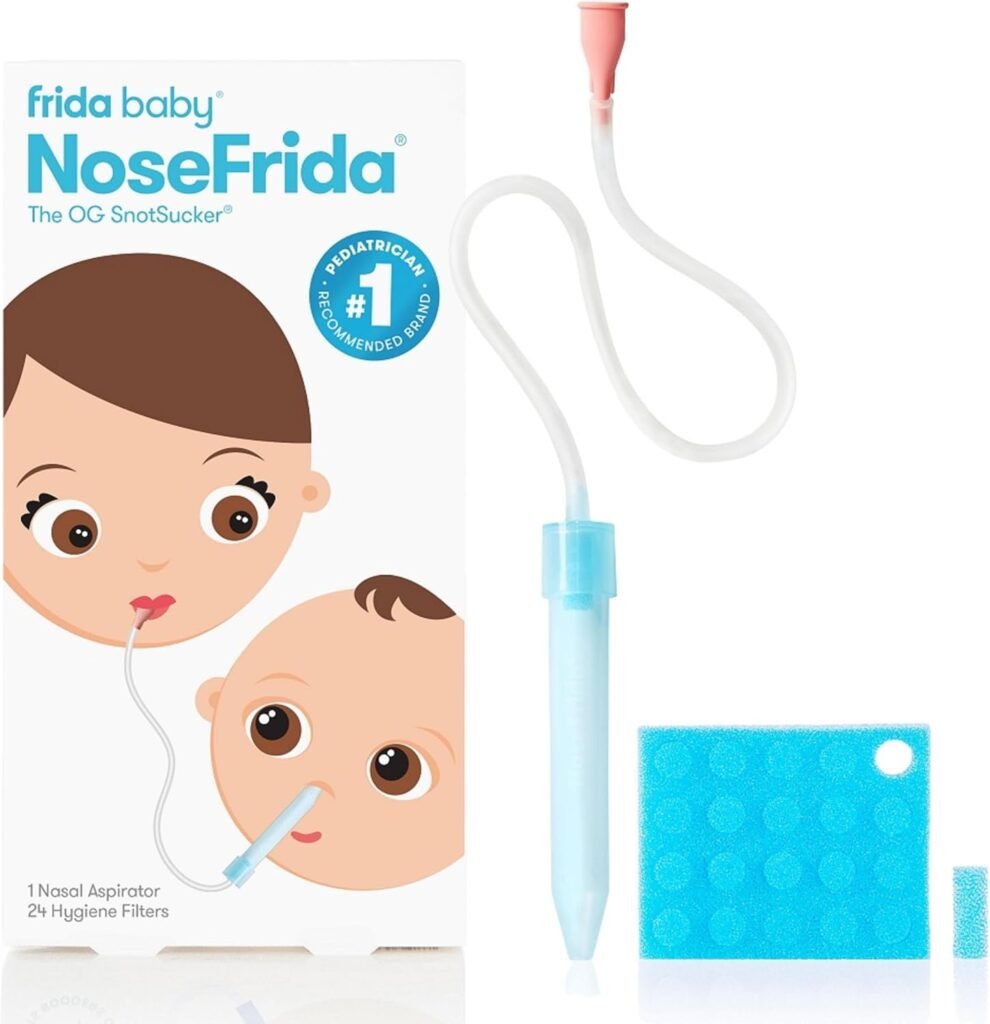Frida Baby NoseFrida nasal aspirator with extra hygiene filters