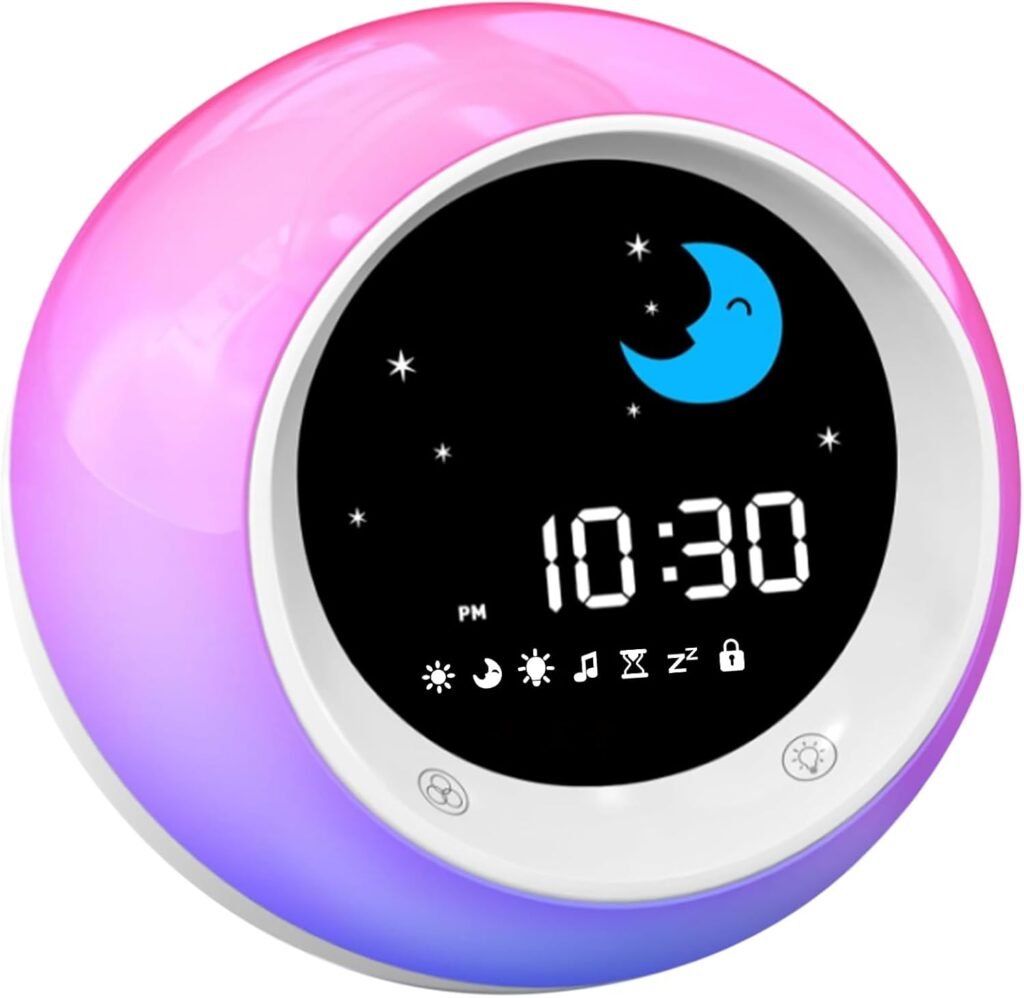 I·Code Time to Wake alarm clock and sleep trainer for kids