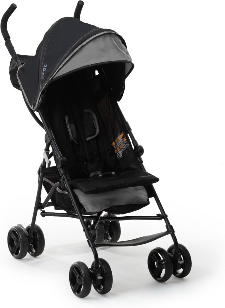 Summer Infant 3D Mini convenience stroller, gray, lightweight