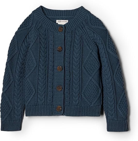 Amazon Essentials unisex baby fisherman cardigan sweater