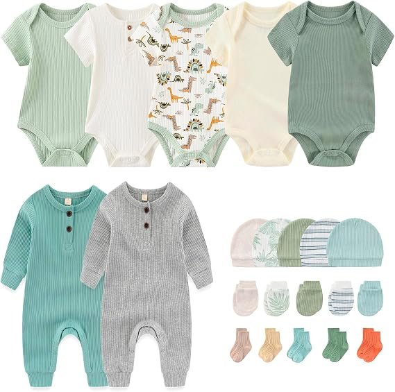 MAMIMAKA newborn layette gift set, 22-piece, 0-12 months