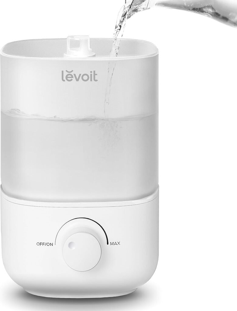 Levoit top fill cool mist humidifier for baby nursery
